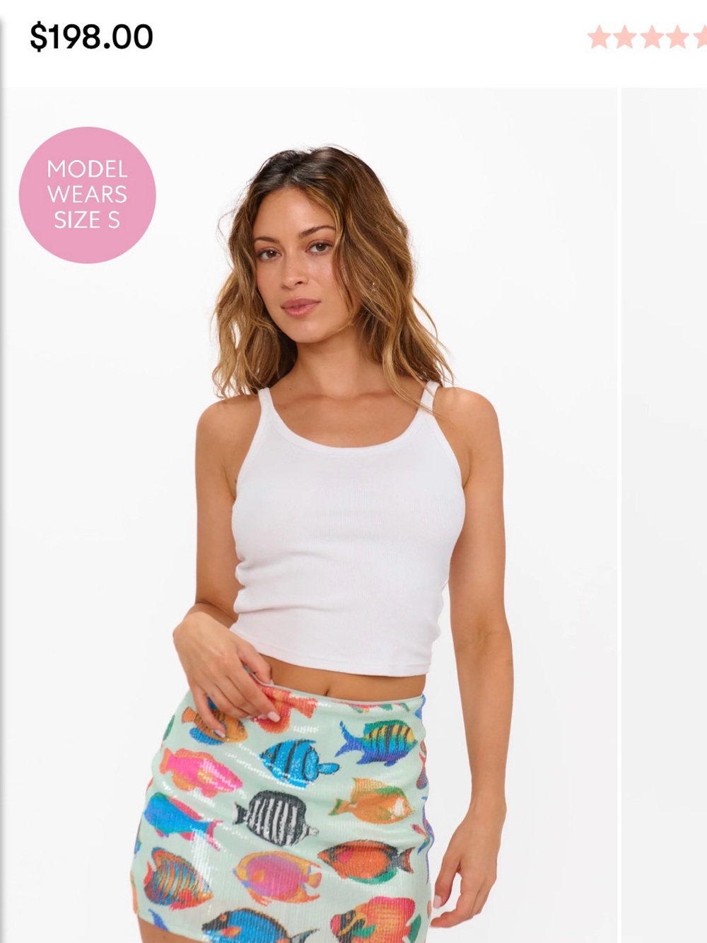 Show me your Mumu Roxanne Skort Rainbow Reef Sequins